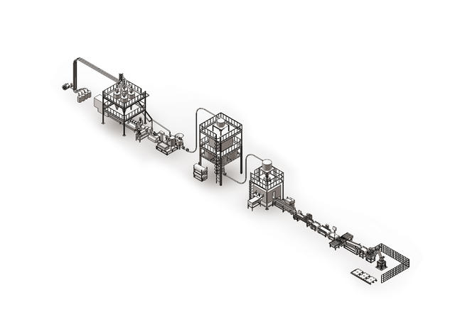 Graphite EPS Beads Machine equipment structure drawing